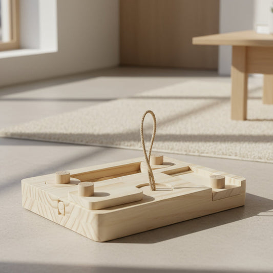 Wooden Enrichment Foraging Toy Chew Toys Feeding Toys for Rat Bunny Hamster