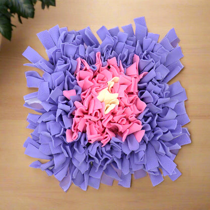 Furryforest Washable Snuffle Smelling Mats for Pet Dogs Anti-Slip Nose Training Blanket Sniffing Pads Dog Puzzle Toys