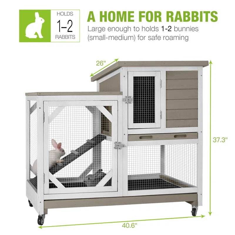 Weather Resistant Rabbit Hutch