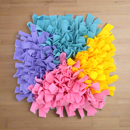 Furryforest Washable Snuffle Smelling Mats for Pet Dogs Anti-Slip Nose Training Blanket Sniffing Pads Dog Puzzle Toys