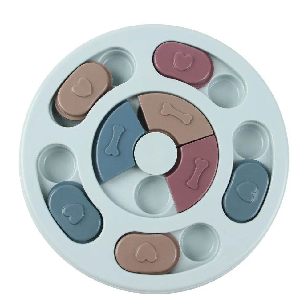 Dog Toys Puzzle Slow Feeder Interactive Increase Puppy IQ Food Dispenser Slowly Eating Nonslip Bowl Pet Cat Dogs Training Game