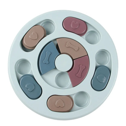 Dog Toys Puzzle Slow Feeder Interactive Increase Puppy IQ Food Dispenser Slowly Eating Nonslip Bowl Pet Cat Dogs Training Game
