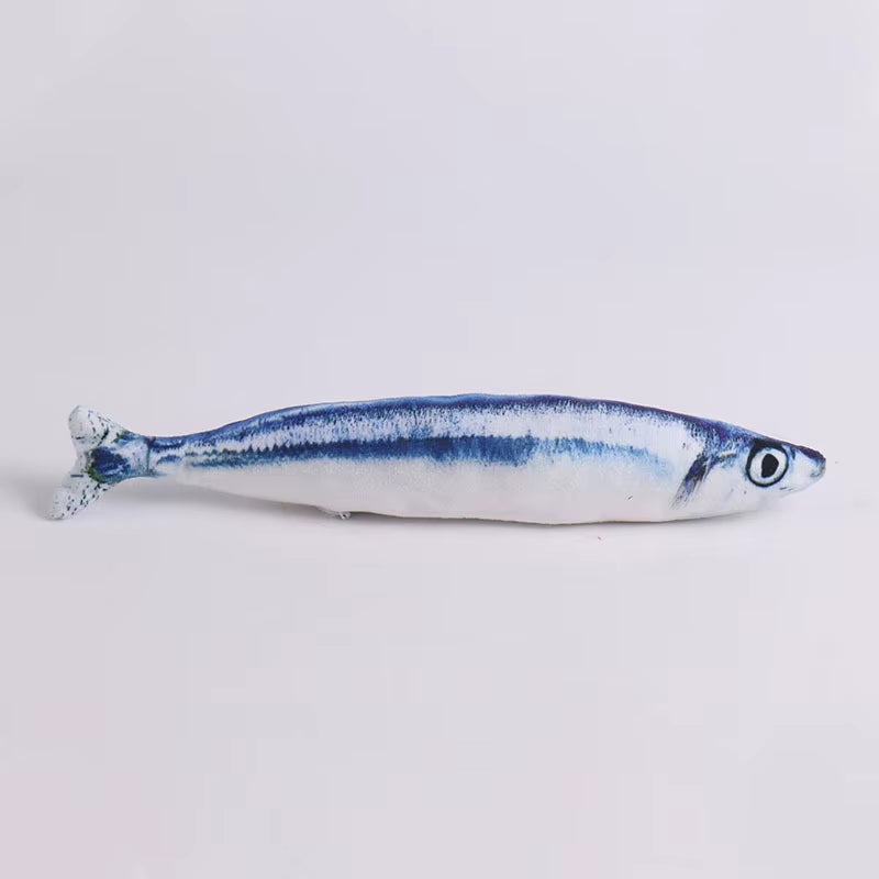 Simulation Fish Cat Toys Soft Plush Catnip Toy Interactive Cat Toys Gifts Funny 3D Fish Shape Doll Pet Supplies