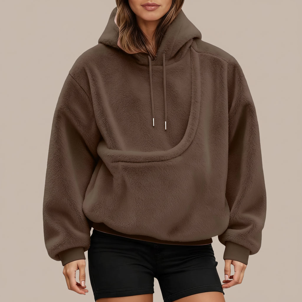 Unisex Pet Carrier Hoodie Cat Dog Bag Long Sleeve Sweatshirt Multiple Colors Plush Daily Wear Fashion Accessory