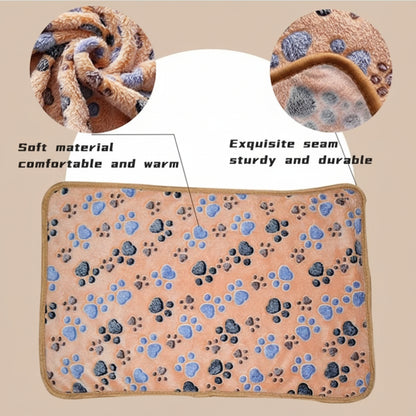 Soft Fluffy Quality Pet Blanket Cute Cartoon Pet Mat Warm and Comfortable Blanket for Cats and Dogs