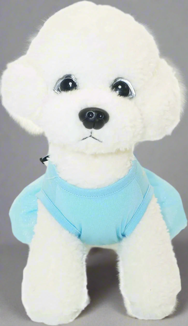 Dog Dresses for Small Medium Dog Cat Pet Dog Princess Tutu Dresses Dog Skirt Bow Crystal Belt Skirt Pet Clothes (Medium, Blue)