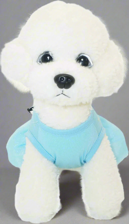 Dog Dresses for Small Medium Dog Cat Pet Dog Princess Tutu Dresses Dog Skirt Bow Crystal Belt Skirt Pet Clothes (Medium, Blue)
