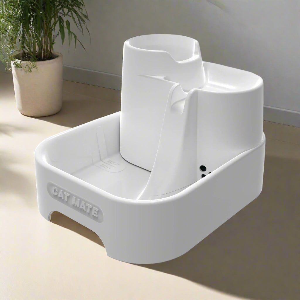 Cat Mate Pet Fountain - White