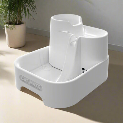 Cat Mate Pet Fountain - White