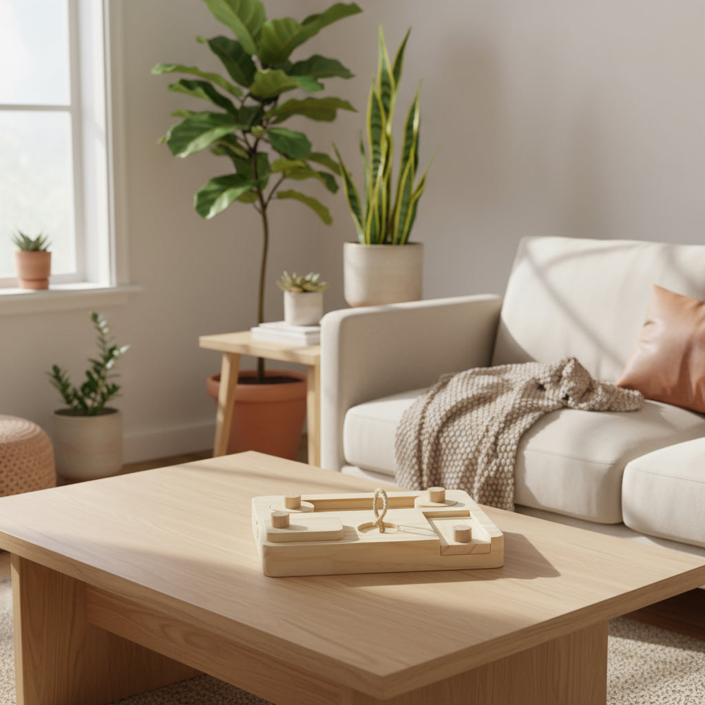 Wooden Enrichment Foraging Toy Chew Toys Feeding Toys for Rat Bunny Hamster