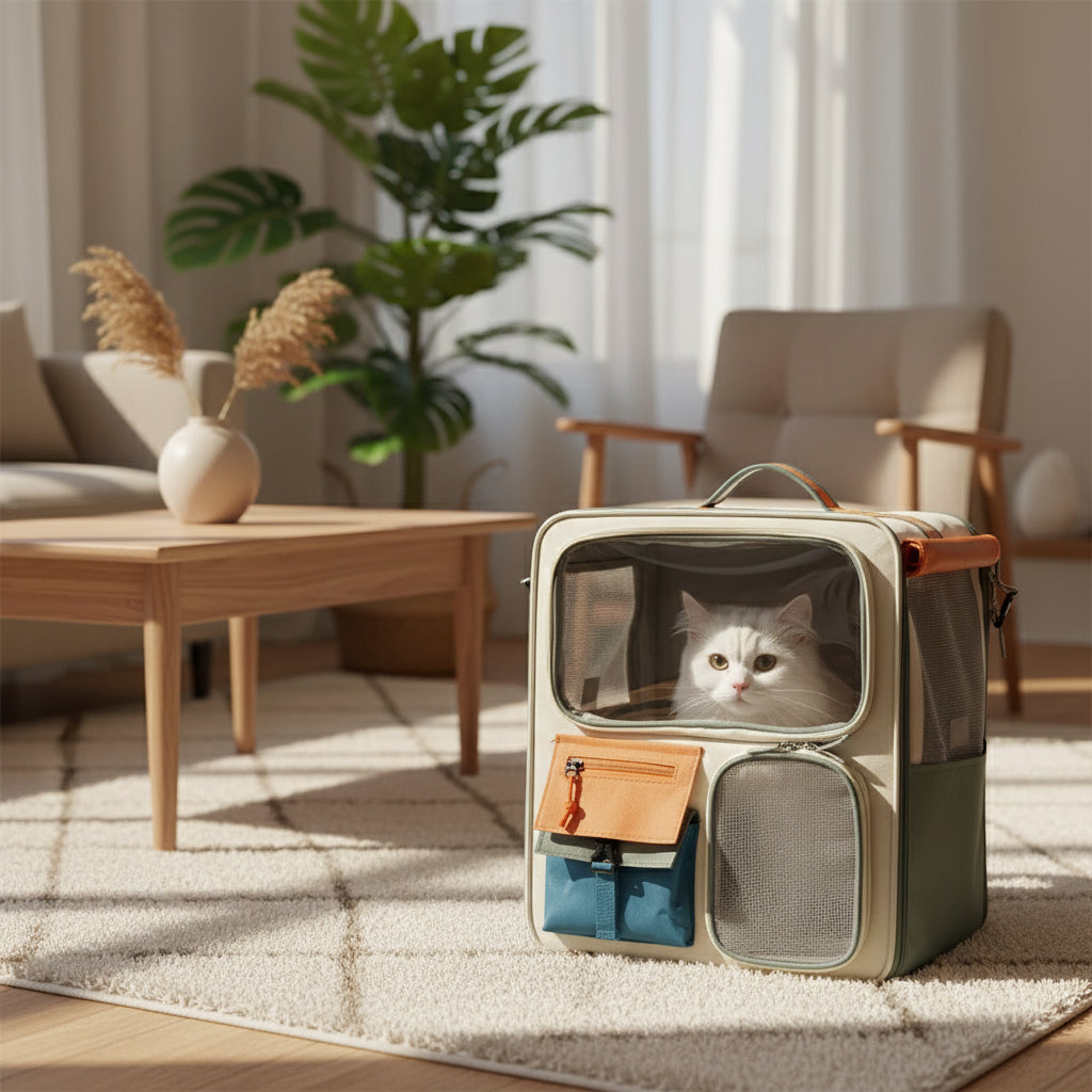 Cat Bag Going Out Portable Cat Backpack Pet Backpack School Bag Warm Car Accessories Dog Large Capacity Cat Box