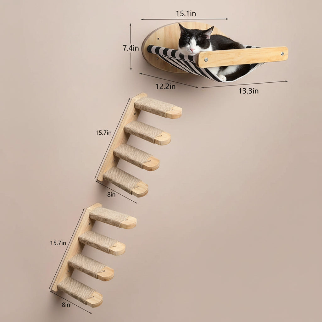 Wall-Mounted Cat Furniture