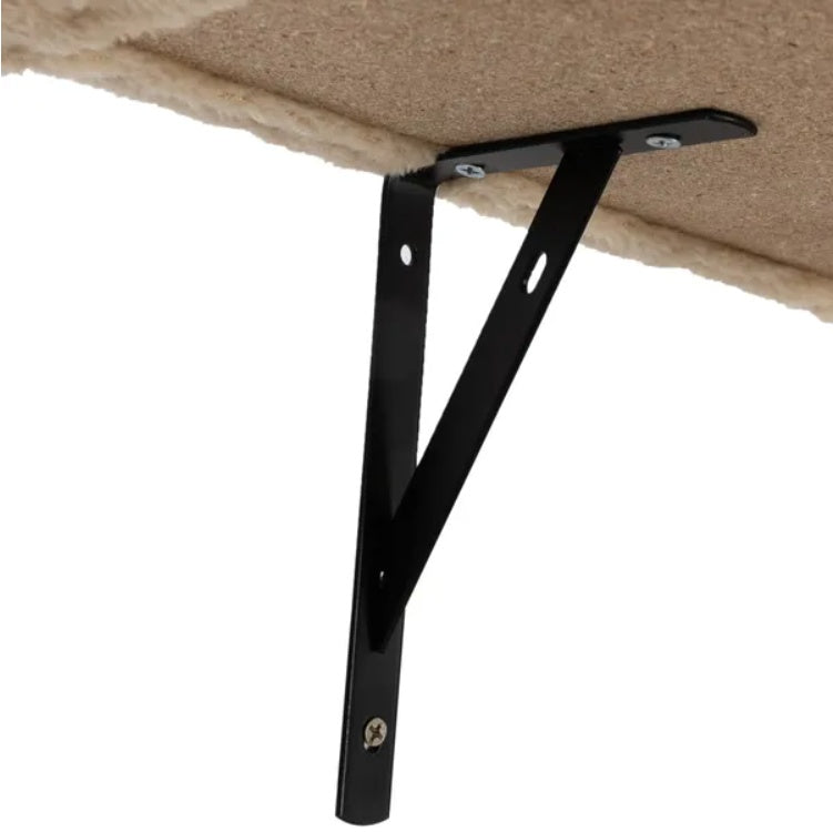 5 Pcs Wall Mounted Cat Climber Set - Floating Cat Shelves And Perches - Cat Activity Tree With Scratching Posts - Modern Cat Furniture