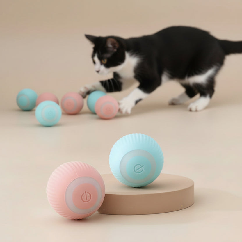Smart Cat Toys Automatic Rolling Ball Electric Cat Toys Interactive for Cats Training Self-Moving Kitten Toys Pet Accessories