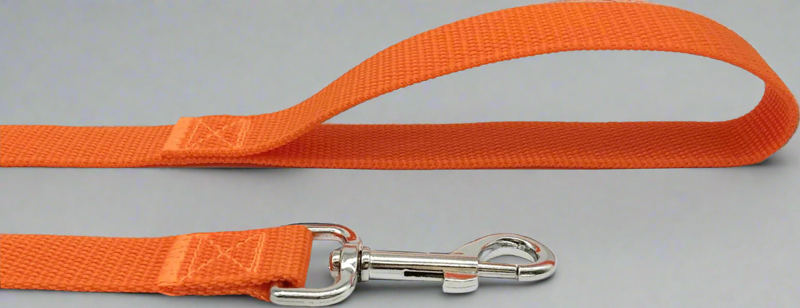 5 FT Strong Dog Leash, Nylon Dog Leashes for Small Medium Large Dogs Orange