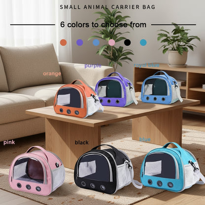 Foldable Cat Dog Bird Rabbit Carrier Bag with Thick Cotton Cushion Pet Aviation  Anti-Suffocation Portable Travel Bag