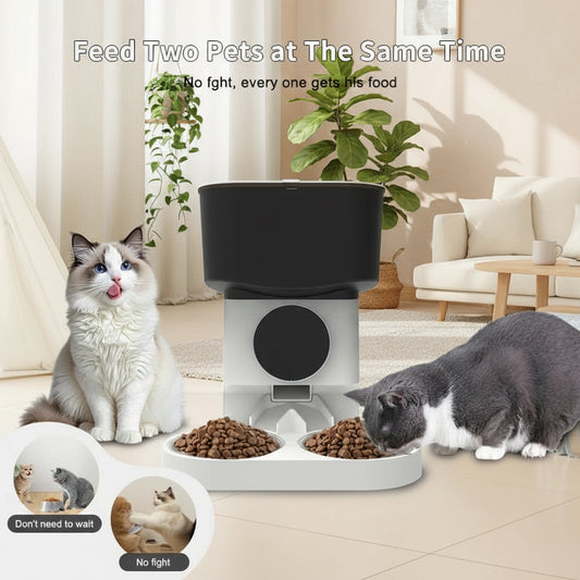 HEYBO Smart Automatic Cat Feeder - 7L- Reliable Automatic Cat Food Dispenser