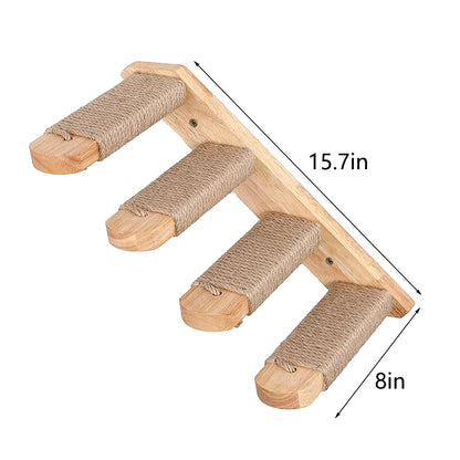 DIY Wall Mounted Cat Tree Pieces 
