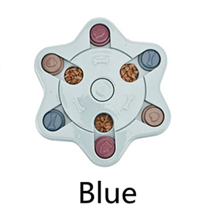Dog Toys Puzzle Slow Feeder Interactive Increase Puppy IQ Food Dispenser Slowly Eating Nonslip Bowl Pet Cat Dogs Training Game