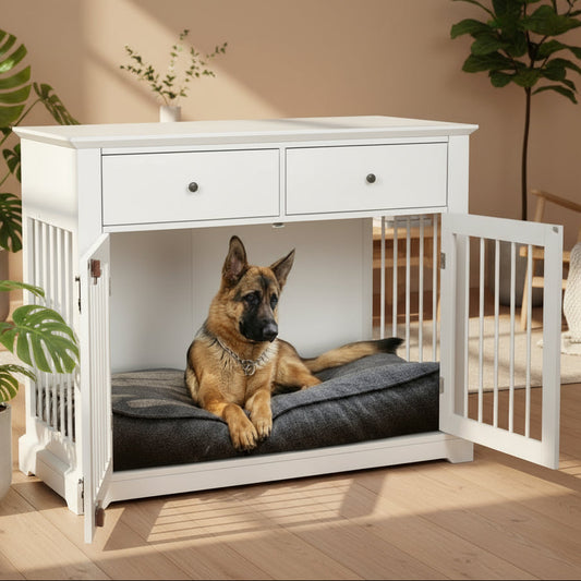 Cranbrook Dog Crate Furniture with Drawers