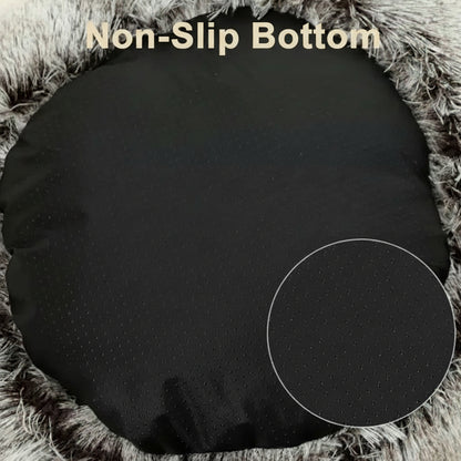 Winter Plush Pet Cat Bed round Cat Cushion Cat House 2 in 1 Warm Cats Basket Pet Sleep Bag Kitten Nest Kennel for Small Dog Cats