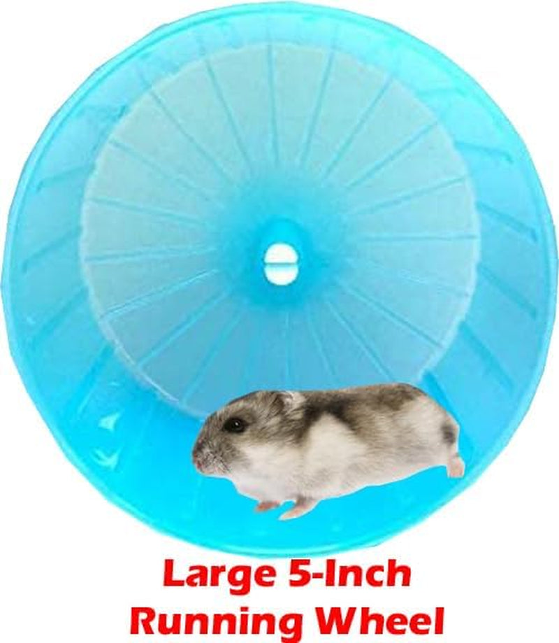 Large Multi Level Twin Tower Expansible and Customizable Habitat Hamster Rodent Gerbils Mouse Mice Small Animal Home Cage with Crossing Tube with Full Set of Accessories