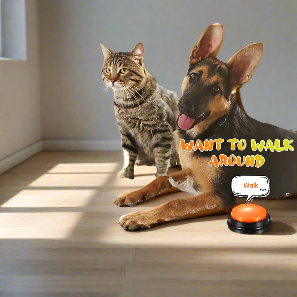 Recordable Pet Training Buttons | Interactive Dog & Cat Communication Device | Smart Pet Learning Tool