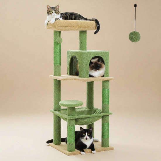 5-Level Cat Tower by@Outfy