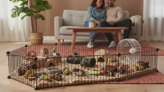 Hamster Enrichment Collection - Complete Natural Dental Care & Interactive Play System for Hamsters