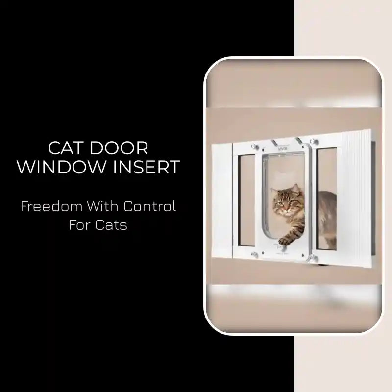 Cat Door Window Insert by@Outfy