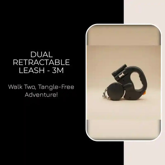 Dual Retractable Leash - 3M by@Outfy
