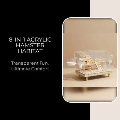 8-In-1 Acrylic Hamster Habitat by@Outfy