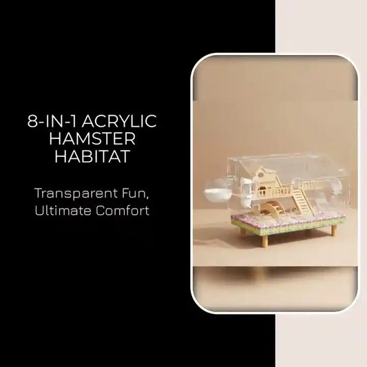 8-In-1 Acrylic Hamster Habitat by@Outfy