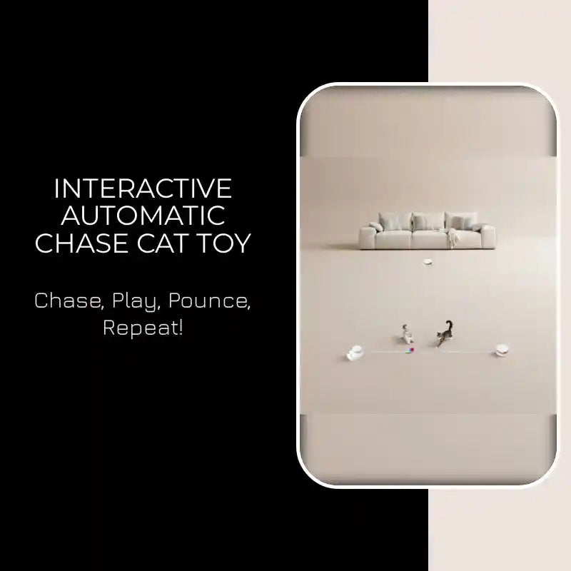 Interactive Automatic Chase Cat Toy by@Outfy