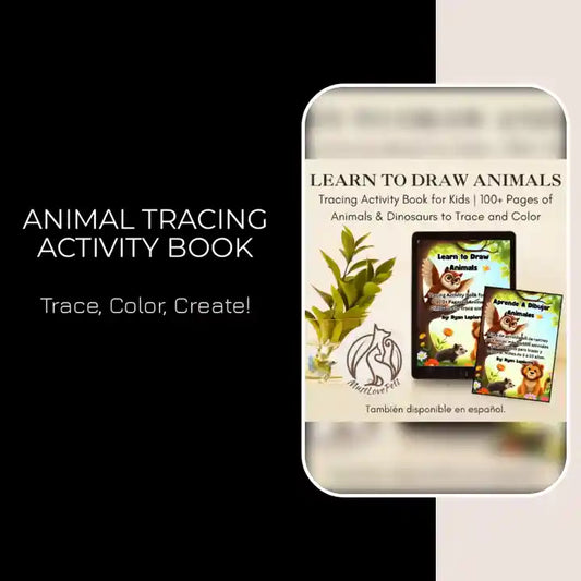 Animal Tracing Activity Book By MustLovePets (Video by@Outfy)