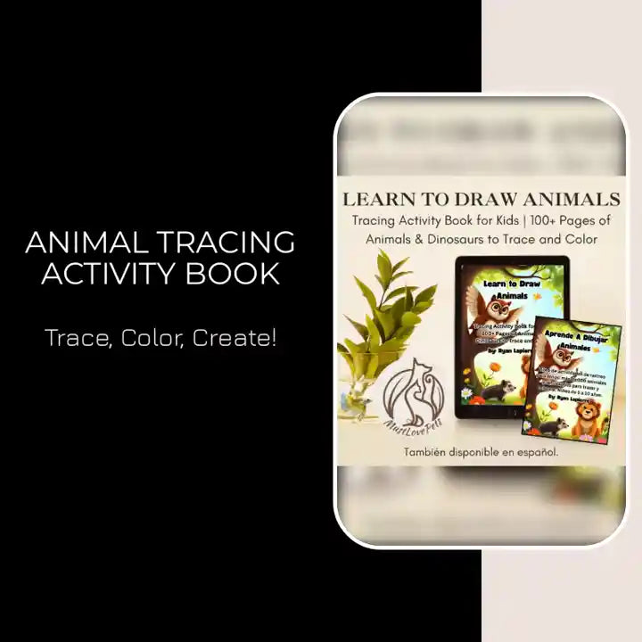 Animal Tracing Activity Book By MustLovePets (Video by@Outfy)