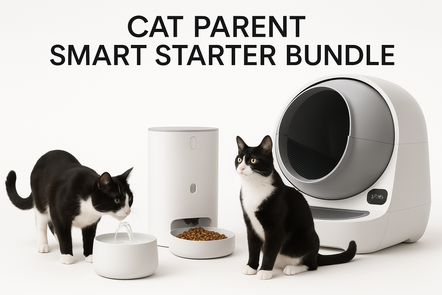 put the text top center instead and add a couple black 7 white cats to the image